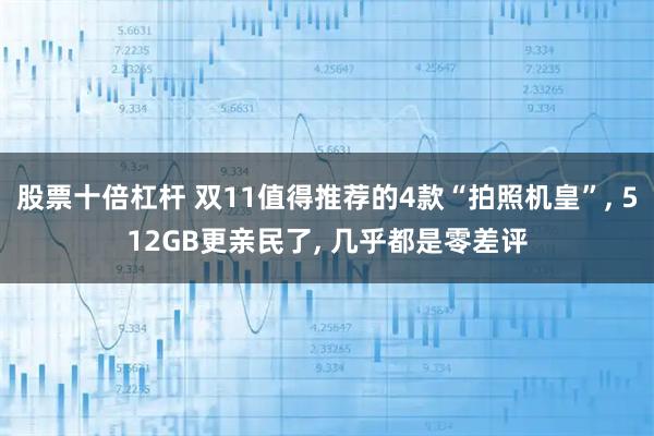 股票十倍杠杆 双11值得推荐的4款“拍照机皇”, 512GB更亲民了, 几乎都是零差评