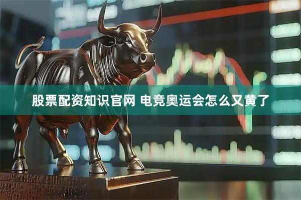 股票配资知识官网 电竞奥运会怎么又黄了