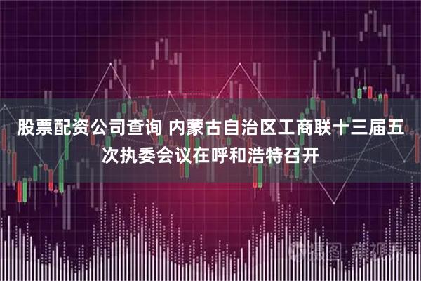 股票配资公司查询 内蒙古自治区工商联十三届五次执委会议在呼和浩特召开